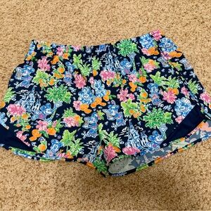 Lilly Pulitzer Floral Print Women's Shorts - Navy, Pink, Green, Orange